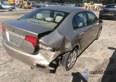 2008 Honda Civic Lx z USA, uszkodzony, nr VIN 1HGFA16588L092017